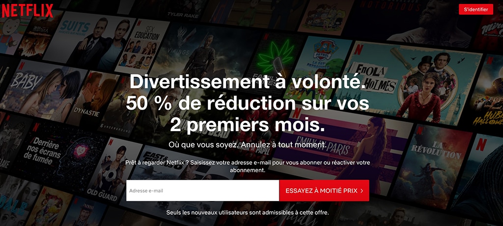 Netflix streaming payant