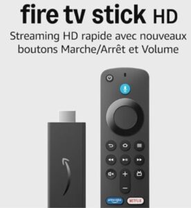 Amazon Fire TV Stick HD (Nouvelle génération) | TV gratuite et en direct, télécommande vocale Alexa, contrôle de la maison connectée, streaming HD